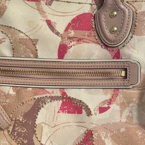 Coach Poppy Stamped Tote